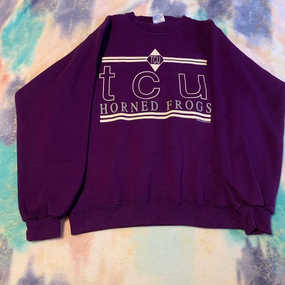 💜 Vintage TCU crewneck 💜